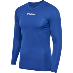 HMLBL ESSENTIAL TEE L/S - Bleu